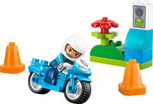 Load image into Gallery viewer, LEGO® DUPLO® Blue Police Motorcycle - 10471