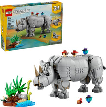 Load image into Gallery viewer, LEGO® Creator 3in1 Wild Animals: Majestic Rhino with Birds – 31171