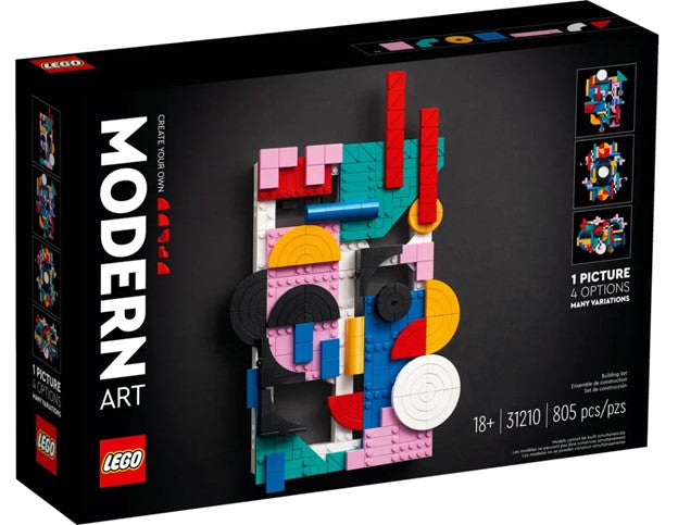 Lego's Modern Art set lets you unleash your creativity and create your own  abstract masterpiece - Yanko Design
