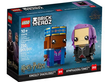 Load image into Gallery viewer, LEGO® Brickheadz™ Harry Potter™ Kingsley Shacklebolt™ & Nymphadora Tonks™ - 40618 - Sale Extra 20% Off at Checkout