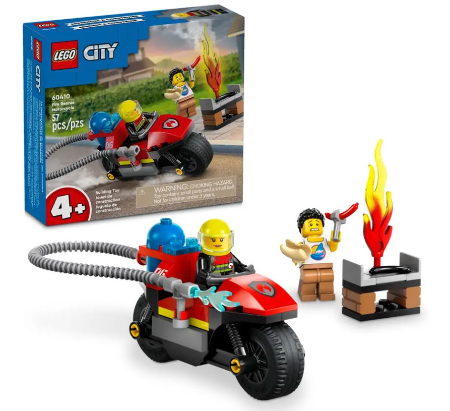 LEGO® City Fire Rescue Motorcycle – 60410