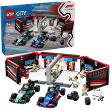 Load image into Gallery viewer, LEGO® City F1® Garage & Mercedes-AMG & Alpine Cars – 60444