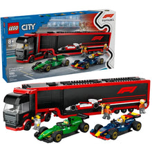 Load image into Gallery viewer, LEGO® City F1® Truck with RB20 & AMR24 F1® Cars – 60445