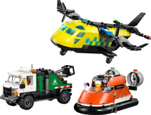 Load image into Gallery viewer, LEGO® City Airplane, Service Truk & Hovercraft Remix - 60505