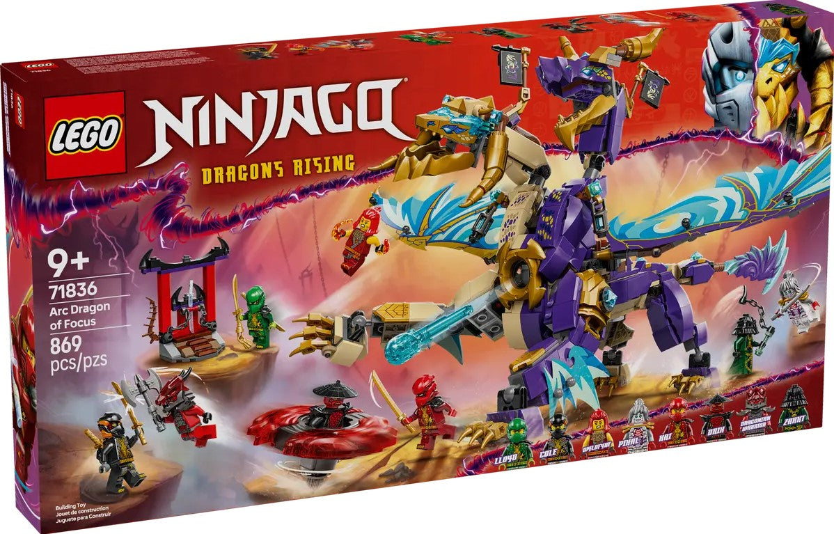 希少!! DENTI MIRAGES CRONO　フレームセット LEGO® NINJAGO® Arc Dragon of Focus – 71836 – LEGOLAND New York Resort