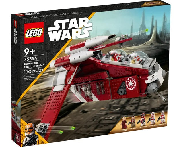 Display case for LEGO® 75354 Star Wars™ Coruscant Guard Gunship