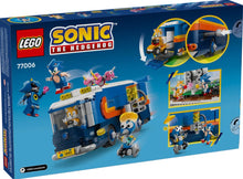 Load image into Gallery viewer, LEGO® Sonic the Hedgehog™ Team Sonic Command Truck – 77006