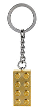 Load image into Gallery viewer, LEGO® 2x4 Gold Stud Key Chain – 850808