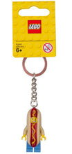 Load image into Gallery viewer, LEGO® Hot Dog Guy Key Chain – 853571 - Sale Extra 20% Off at Checkout