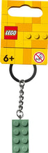 Load image into Gallery viewer, LEGO® 2x4 Sand Green Key Chain – 854159 - Sale Extra 20% Off at Checkout