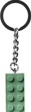 Load image into Gallery viewer, LEGO® 2x4 Sand Green Key Chain – 854159 - Sale Extra 20% Off at Checkout
