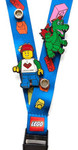 Load image into Gallery viewer, LEGO® Minifigures™ System Starter Lanyard Set Blue – Boy and Ollie – 53295