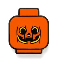 Load image into Gallery viewer, LEGO® Minifigures™ Enamel Pumpkin Head Snap Button – 53317