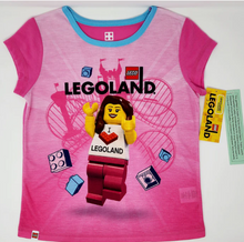 Load image into Gallery viewer, LEGO® I Heart LEGOLAND Pajamas Pink 2-pcs