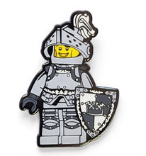 Load image into Gallery viewer, LEGO® Minifigures™ Enamel Knight Snap Button - 53309