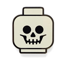 Load image into Gallery viewer, LEGO® Minifigures™ Enamel Skeleton Head Snap Button – 53318
