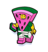 Load image into Gallery viewer, LEGO® Minifigures™ Enamel Watermelon Guy Snap Button - 53136