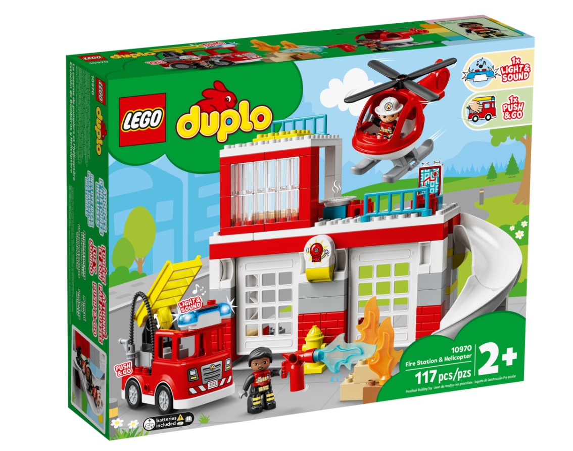 LEGO® DUPLO® Rescue Fire Station & Helicopter – 10970 – LEGOLAND New York  Resort