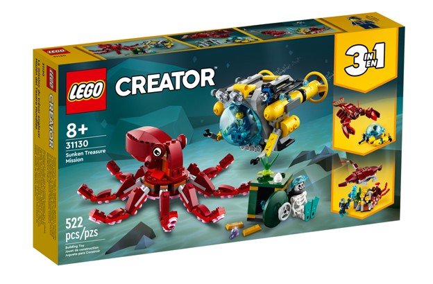 LEGO® Creator 3in1 Sunken Treasure Mission - 31130