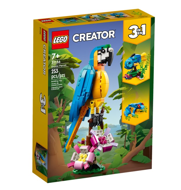 LEGO® Creator 3in1 Exotic Parrot – 31136 – LEGOLAND New York Resort