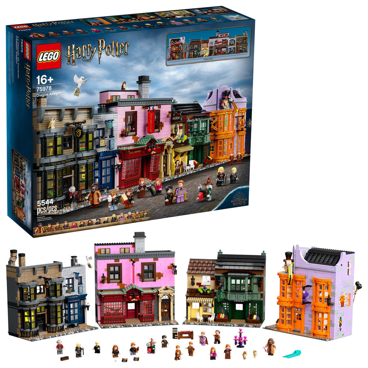 Lego harry potter diagon alley 75978 5544 pecas