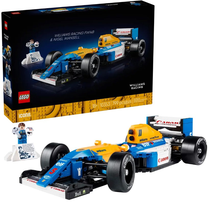 LEGO® Icons Williams Racing FW14B & Nigel Mansell – 10353