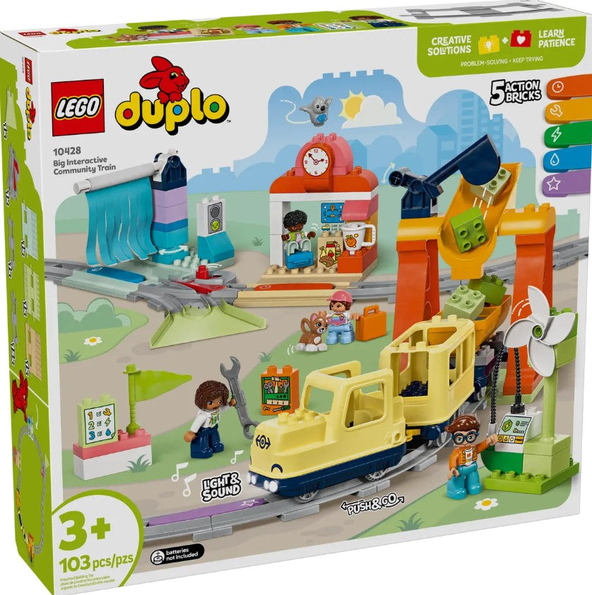 LEGO® DUPLO® Big Interactive Community Train – 10428 – LEGOLAND  