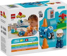 Load image into Gallery viewer, LEGO® DUPLO® Blue Police Motorcycle - 10471
