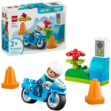 Load image into Gallery viewer, LEGO® DUPLO® Blue Police Motorcycle - 10471
