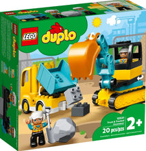 Load image into Gallery viewer, LEGO® DUPLO® Truck &amp; Tracked Excavator - 10931
