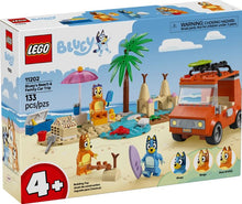 Load image into Gallery viewer, LEGO® Bluey&#39;s Beach &amp; Family Car Trip – 11202
