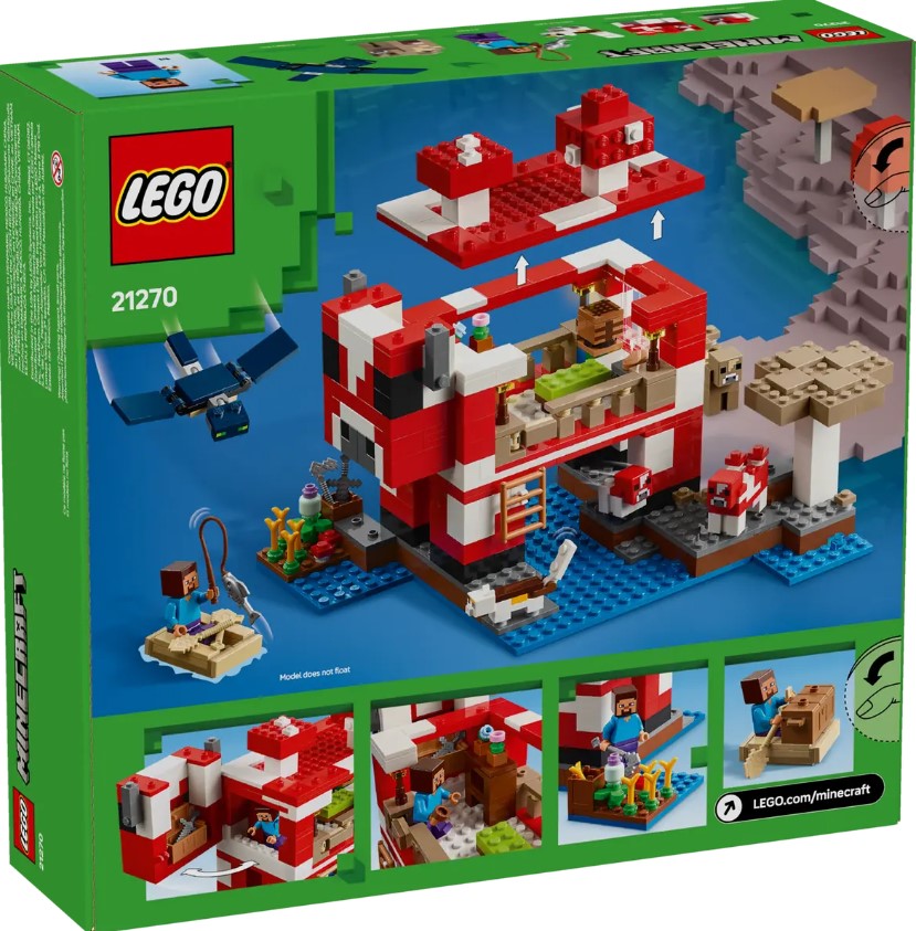 LEGO® Minecraft® The Mooshroom House – 21270 – LEGOLAND New York