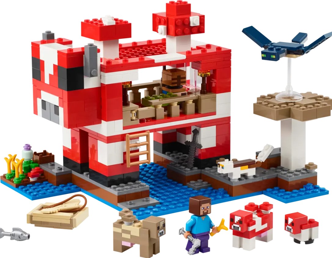 LEGO® Minecraft® The Mooshroom House – 21270 – LEGOLAND New York