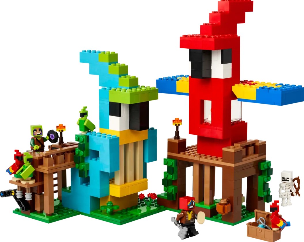LEGO® Minecraft® The Parrot Houses – 21282 – LEGOLAND New York Resort