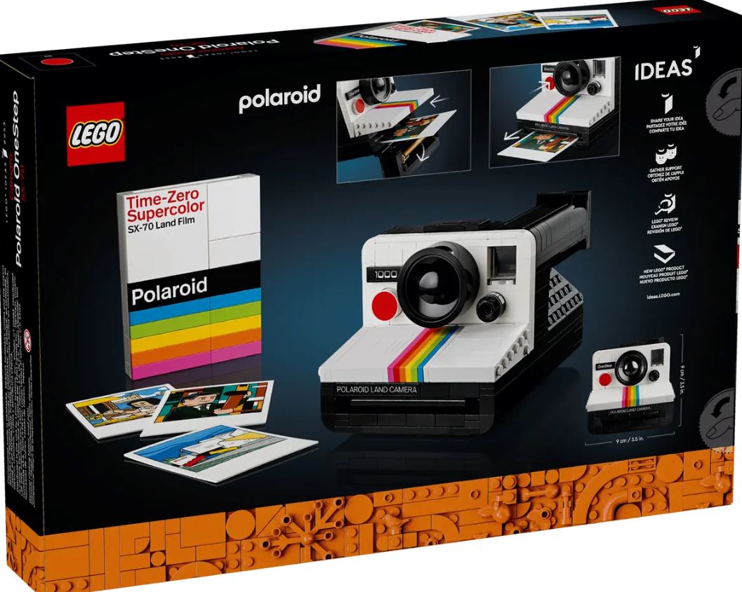 LEGO® Ideas Polaroid OneStep SX-70 Camera – 21345 – LEGOLAND New