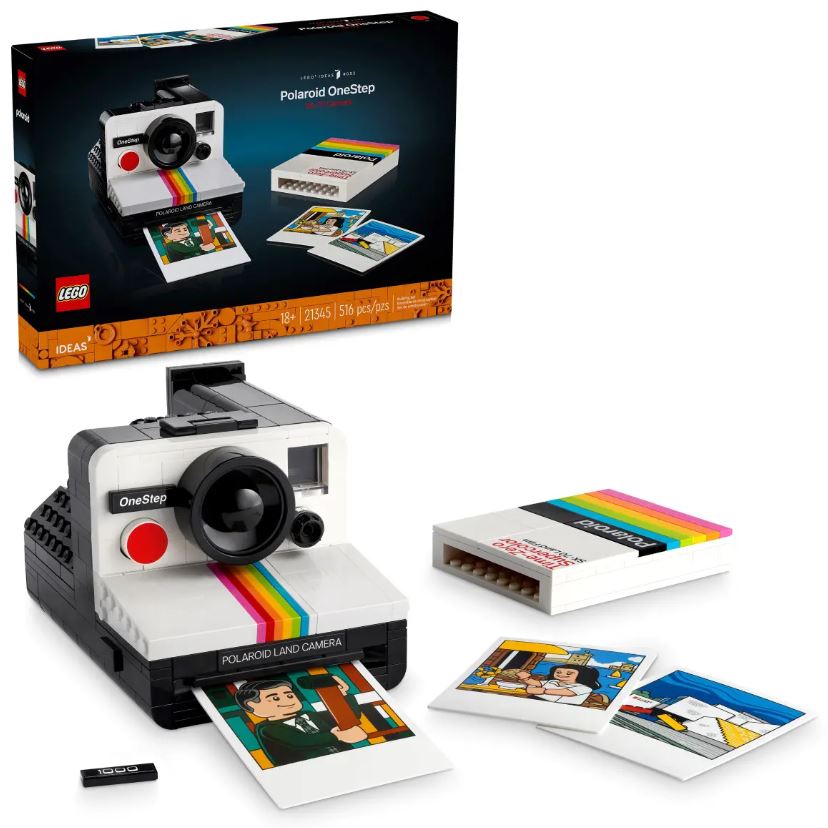 LEGO® Ideas Polaroid OneStep SX-70 Camera – 21345 – LEGOLAND New