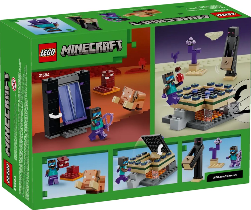 LEGO® Minecraft® Nether & End Portal Journey – 21584 – LEGOLAND