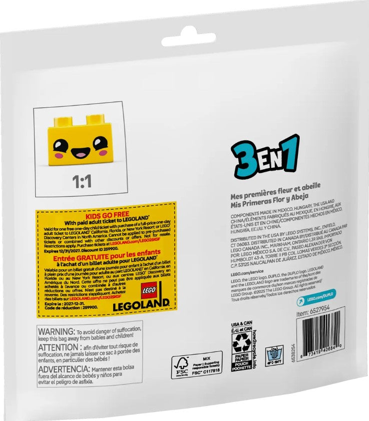 LEGO® Duplo My First Flower Bee – 30686 – LEGOLAND New York Resort