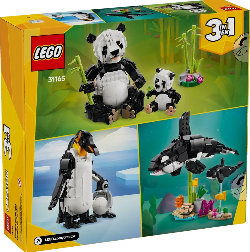LEGO® Creator 3in1 Wild Animals: Panda Family – 31165 – LEGOLAND