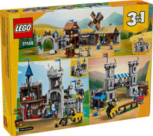 Load image into Gallery viewer, LEGO® Creator 3in1 Medieval Horse Knight Castle - 31168
