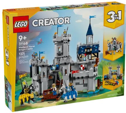 nov。　　　L、 3Lセット LEGO® Creator 3in1 Medieval Horse Knight Castle - 31168 – LEGOLAND