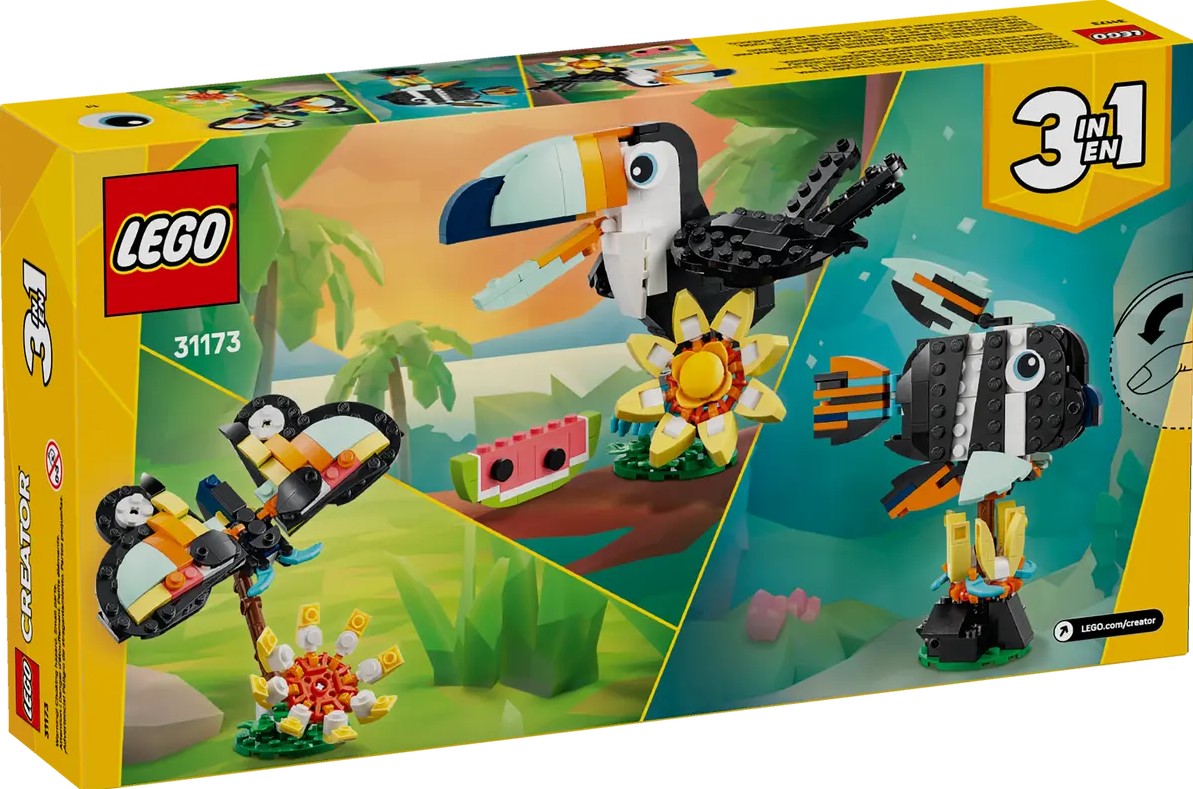 LEGO® Creator 3in1 Wild Animals: Tropical Toucan - 31173