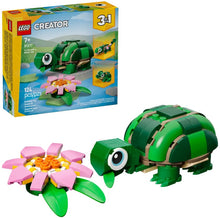 Load image into Gallery viewer, LEGO® Creator 3in1 Turtle with a Water Lily Flower - 31377
