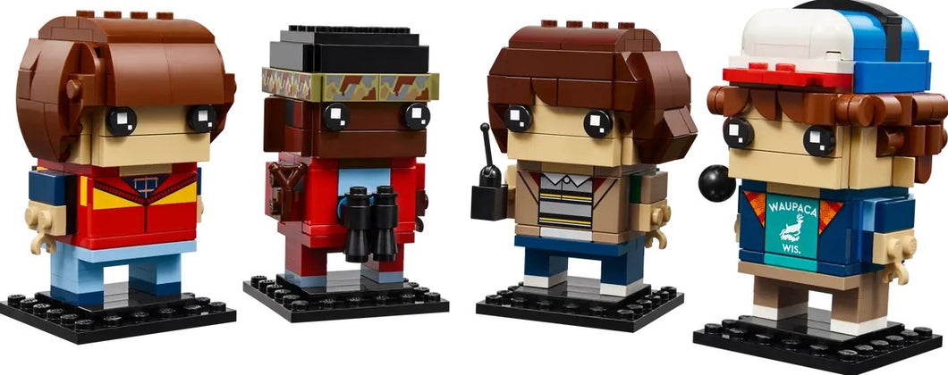 LEGO® Brickheadz™ Stranger Things Mike, Dustin, Lucas and Will Figures – 40801