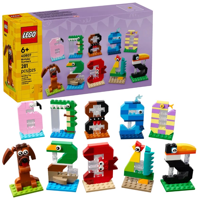 ◆ソフトボード５'７ LEGO® Birthday Numbers – 40807 – LEGOLAND New York Resort