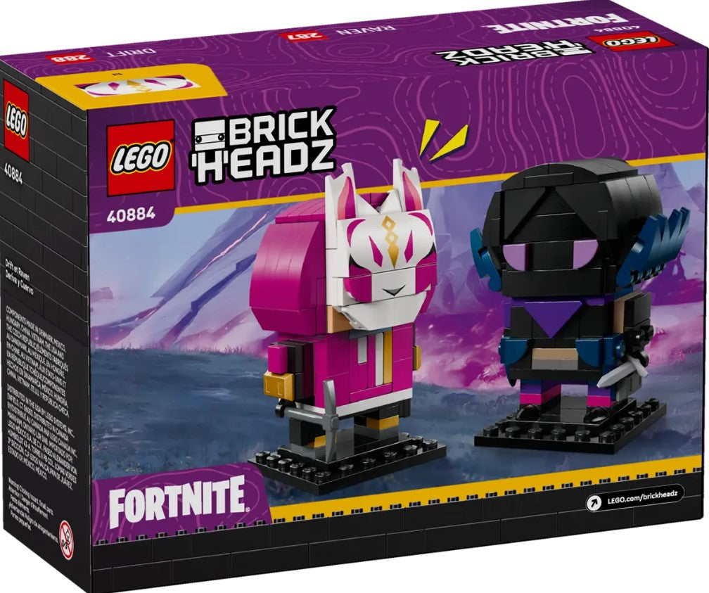 LEGO® Fortnite® Drift & Raven Figures – 40884 – LEGOLAND New York
