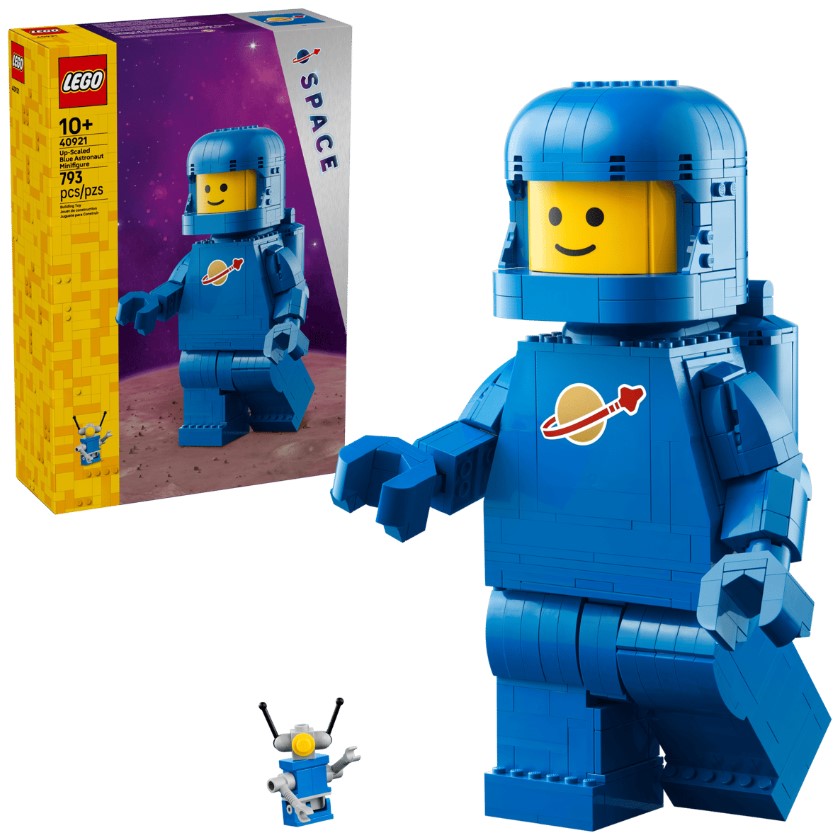 LEGO® Up-Scaled Blue Astronaut Minifigure - 40921 – LEGOLAND New