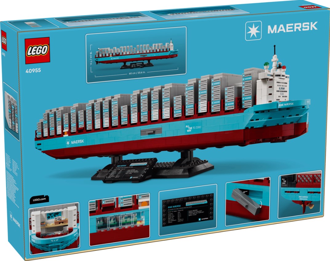 LEGO® Maersk Dual-Fuel Container Vessel - 40955 – LEGOLAND New