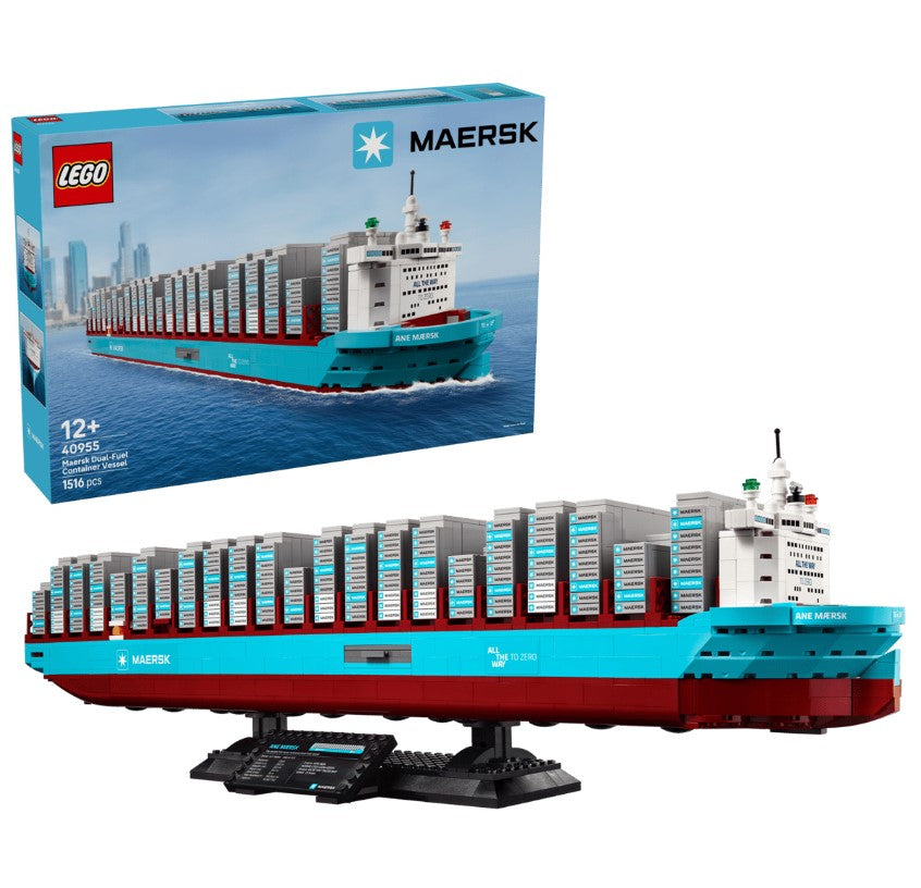 LEGO® Maersk Dual-Fuel Container Vessel - 40955 – LEGOLAND New
