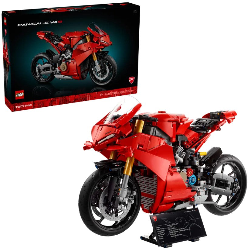 LEGO® Technic™ Ducati Panigale V4 S Motorcycle – 42202 – LEGOLAND